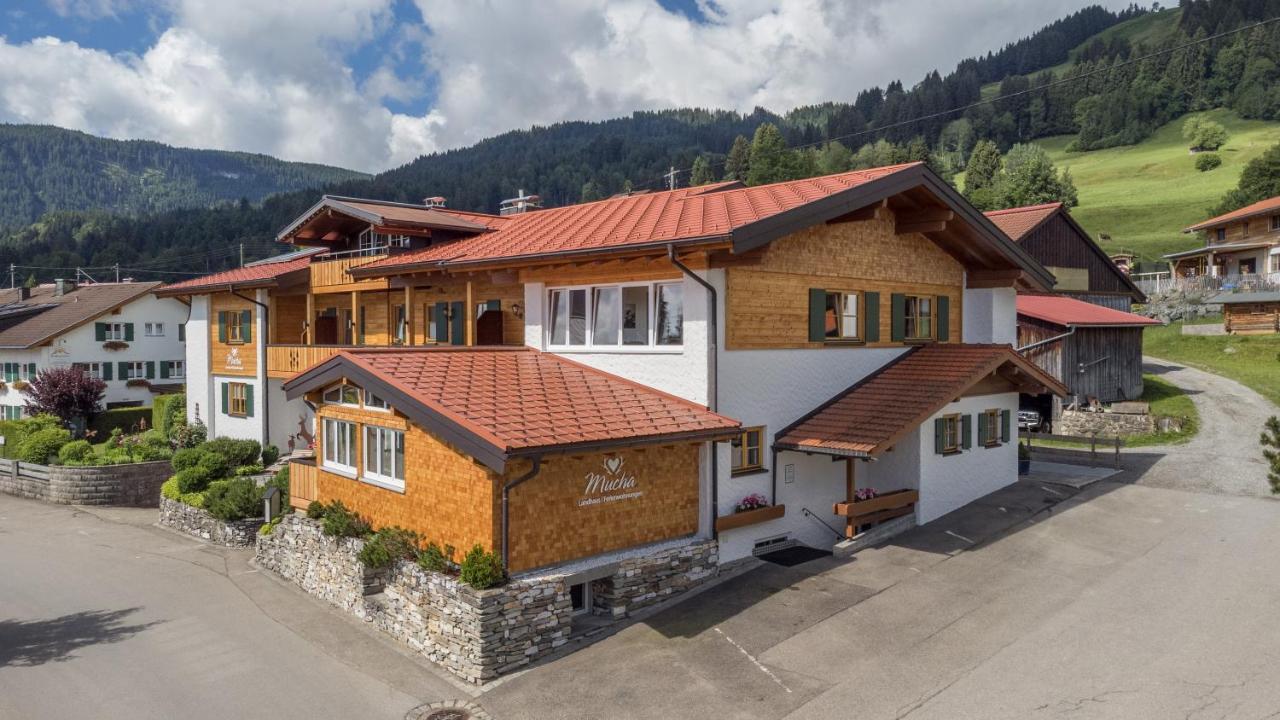 Landhaus Mucha - Ferienwohnungen - Naturpark Partner Bolsterlang Exterior foto